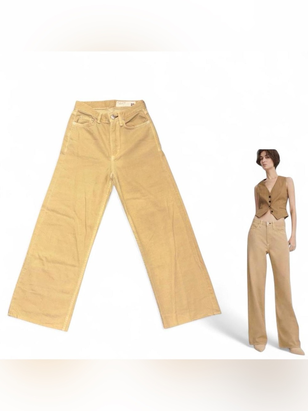 Rag & Bone Logan Wide-Leg Featherweight Jeans!